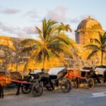 Plan romantico en bote en cartagena