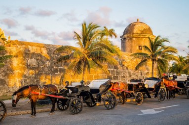 Plan romantico en bote en cartagena